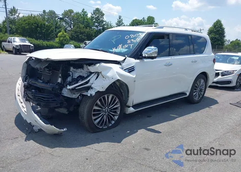 2018 Infiniti Qx80 из США, поврежденный, VIN JN8AZ2NE4J9190803